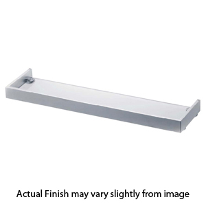 64650 - BIG Series - 24" Glass Shelf - Brushed Stainless Steel