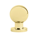 86152 - Contemporary Brass - 1" Globe Knob - Unlacquered Brass