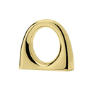 86270 - Contemporary Brass - 1" Ring Knob - Unlacquered Brass