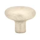 86057 - Sandcast Bronze - 1" Round Knob - Tumbled White Bronze