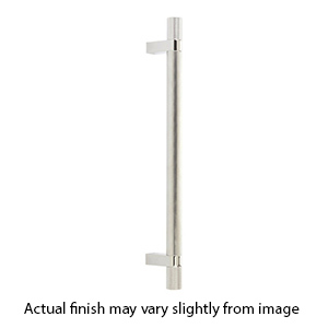 36" cc Select Knurled Appliance Bar Pull - Polished Nickel