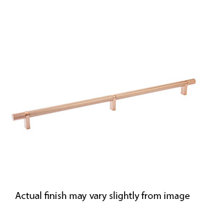 16" cc Select Knurled Cabinet Bar Pull - Satin Copper