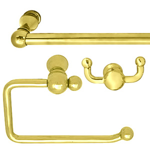 Traditional Brass - Unlacquered Brass - Small Round