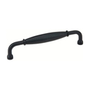 76027 - Wrought Steel - 3" Normandy Pull - Flat Black