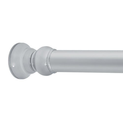 RoundTraditional Polished Chrome Shower Rod