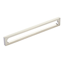 10034-BN - Modern Oval Slot - 8"cc Cabinet Pull - Brushed Nickel