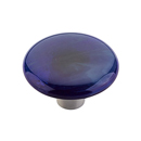 31-SPS - Ice Glass - 1.5" Round Knob - Sapphire Silk