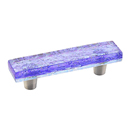 30-PBL - Ice Glass - 3" Cabinet Pull - Blue Pearl