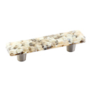 30-SBP - Ice Glass - 3" Cabinet Pull - Sable Pebbles