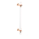 412-PRG - Lumiere Transitional - 12" cc Appliance Pull - Polished Rose Gold