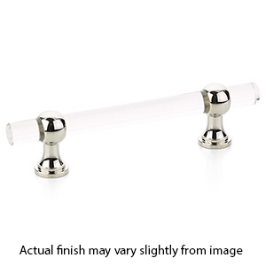 414-PN - Lumiere Transitional - 4" cc Cabinet Pull - Polished Nickel