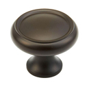 711-10B - Country - 1 1/4" Cabinet Knob - Oil Rubbed Bronze