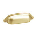 743-SB - Country - 3" cc Cup Pull - Satin Brass