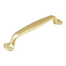 742-SB - Country - 4" Cabinet Pull - Satin Brass
