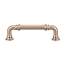 TK322HB - Reeded Collection - 3.75" Cabinet Pull - Honey Bronze