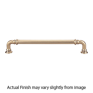 TK326HB - Reeded Collection - 12" Cabinet Pull - Honey Bronze