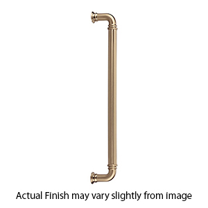 TK327HB - Reeded Collection - 12" Appliance Pull - Honey Bronze