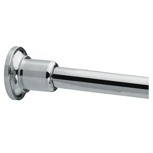 Tiara Polished Chrome Shower Rod