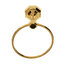 Archimedes - Towel Ring - Polished Gold
