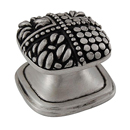 Medici - Small Rounded Square Knob - Antique Nickel