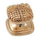 Medici - Small Rounded Square Knob - Polished Gold
