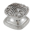 Medici - Small Rounded Square Knob - Polished Nickel