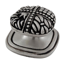 Medici - Large Rounded Square Knob - Antique Nickel