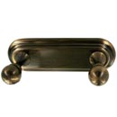 A9086 AE - Embassy - Double Robe Hook - Antique English