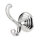 A9099 PN - Embassy - Double Robe Hook - Polished Nickel