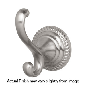 Regency Series - Double Robe Hook - Satin Nickel