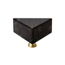 Granite Triangle 1.75" Cabinet Knob - Black Absolute
