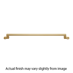 A305 - Bradbury - 12" Cabinet Pull - Warm Brass