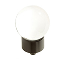 59 - City Lights - 1-3/8" Globe Glass Knob - Oil Rubbed Bronze