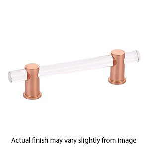 404-BRG - Lumiere - 4"cc Pull - Brushed Rose Gold