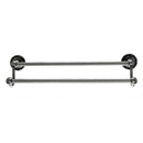 ED7APE - Ribbon & Reed - 18" Double Towel Bar - Antique Pewter