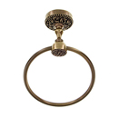 San Michele - Towel Ring - Antique Brass