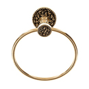 San Michele - Towel Ring - Antique Gold