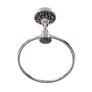 San Michele - Towel Ring - Antique Silver