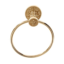 San Michele - Towel Ring - Polished Gold