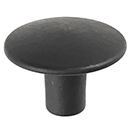 AP1BP - Smooth Iron - 1" Cabinet Knob - Black