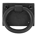 APABP - Rough Iron - Ring Pull for Interior Use - Black