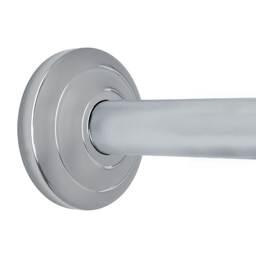 Traditional Polished Chrome Shower Rod