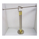 Allied Brass - Countertop Hand Towel Holder - Satin Nickel/ Pol. Brass