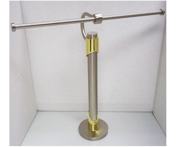 Allied Brass Countertop Hand Towel Holder Satin Nickel Pol Allied Brass Tribecca 120 Hand Towel Holder Nickel Detail Jpg