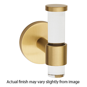 A7281 SB - Acrylic Contemporary - Robe Hook - Satin Brass