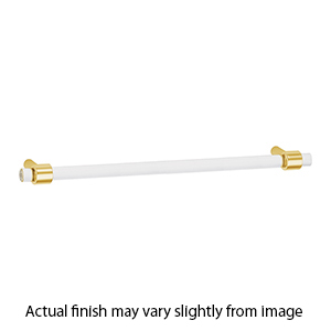D870-18 PB - Acrylic Royale - 18" Cabinet Pull - Polished Brass