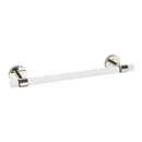 A7220-12 PN - Acrylic Contemporary - 12" Towel Bar - Polished Nickel