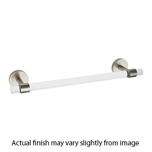 A7220-12 SN - Acrylic Contemporary - 12" Towel Bar - Satin Nickel