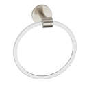 A7240 SN - Acrylic Contemporary - Towel Ring - Satin Nickel