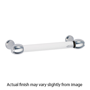 A870-35 PC - Acrylic Royale - 3.5" Cabinet Pull - Polished Chrome